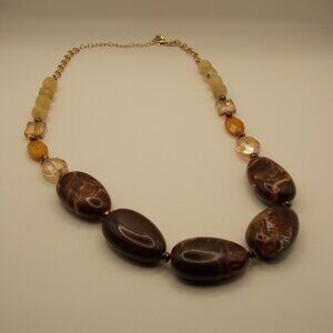 Marble Beaded Necklace